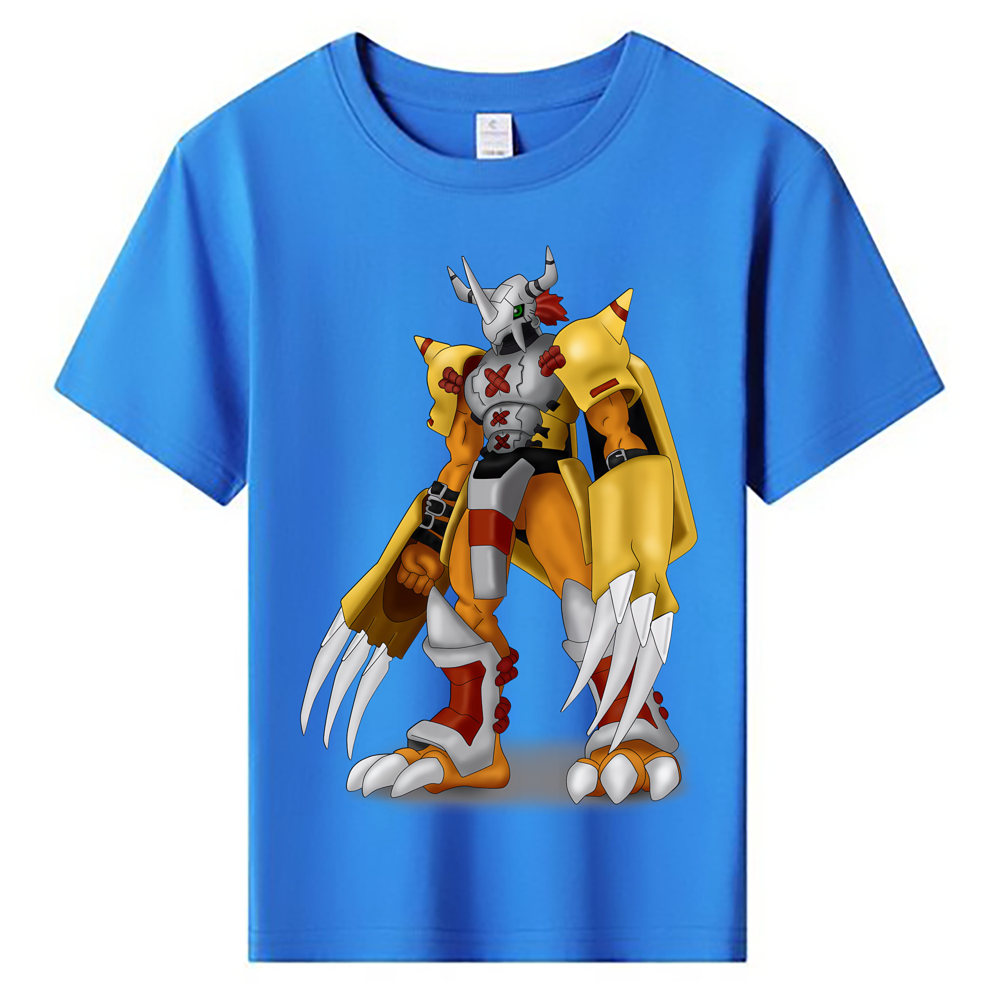 （画像用） Digimon デジタルモンスター/デジモン 綿100％キッズTシャツ（フロントプリント）